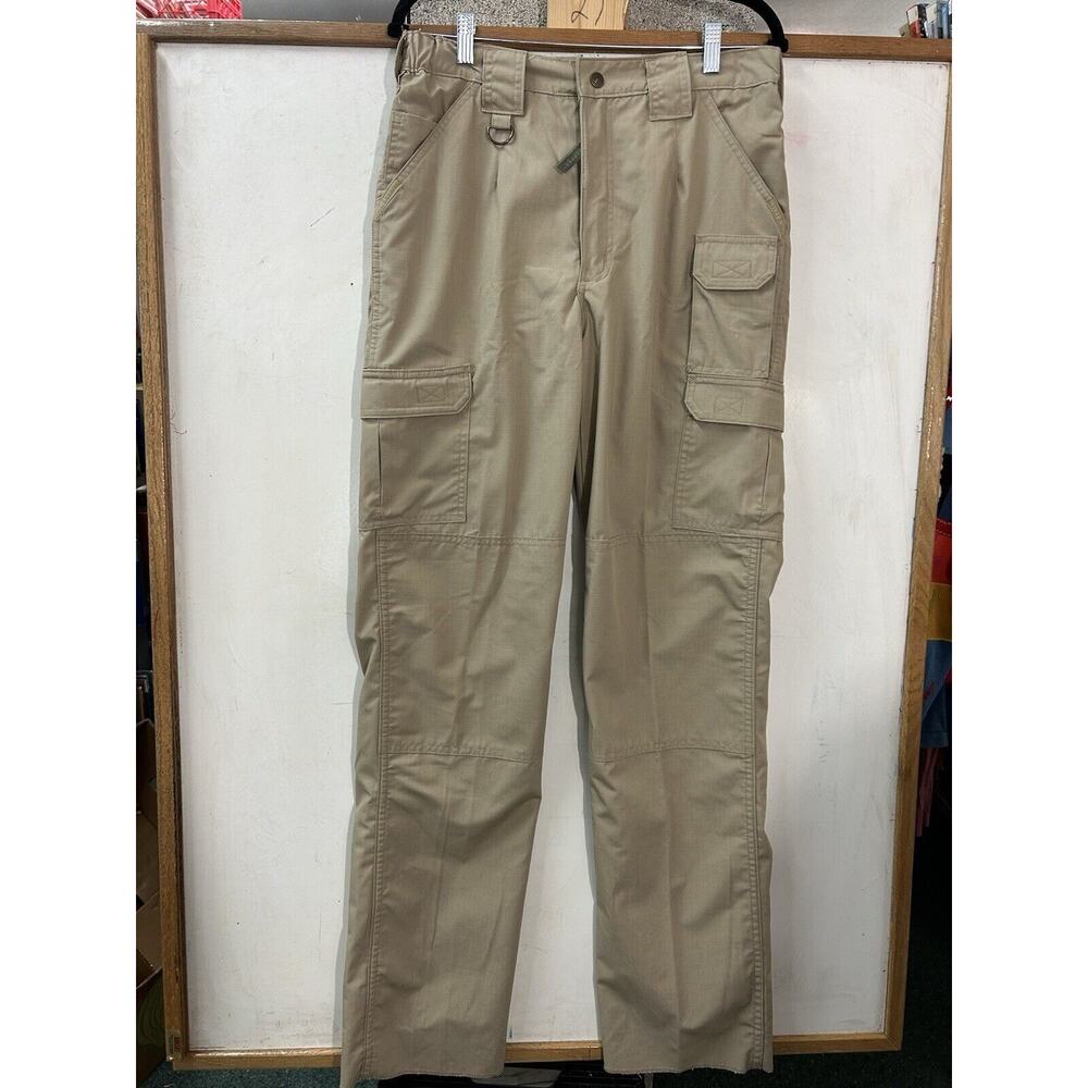 Propper Tactical Pants Womens Sz 10 UNHEMMED Khaki Lightweight Ripstop Cargo New